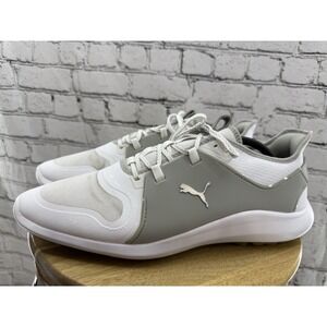 PUMA Ignite‎ Fasten8 Spikeless Golf Shoes Men's 13 White Gray
